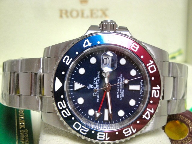 rolex replica GMT master II oro bianco blue dial 116719BLRO basilea MY2018