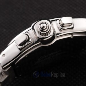 Cartier replica roadster white dial acciaio orologio imitazione perfetta