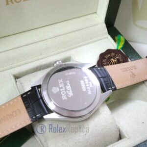 rolex replica cellini date black dial orologio replica cinturino pelle