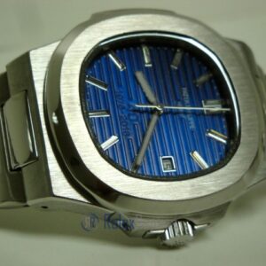 patek philippe replica nautilus blue dial skeletron acciaio 40th anniversary orologio imitazione