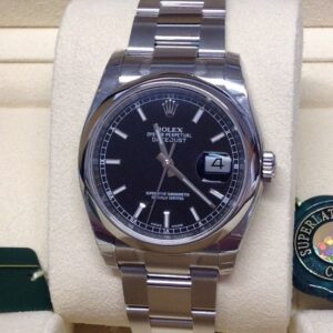 rolex replica datejust oyster black dial orologio imitazione