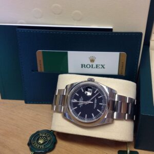 rolex replica datejust oyster black dial orologio imitazione