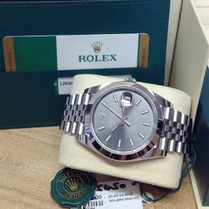 Rolex replica Datejust 41 126300 Rhodium Dial orologio replica copia