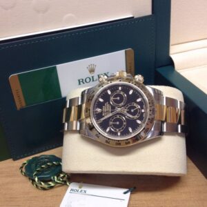 rolex replica daytona crono acciaio oro black dial orologio replica copia imitazione