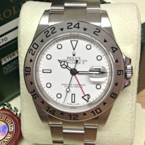 Rolex replica explorer II classic 16570 40mm white dial