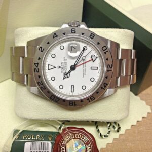 Rolex replica explorer II classic 16570 40mm white dial