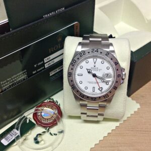 Rolex replica explorer II classic 16570 40mm white dial