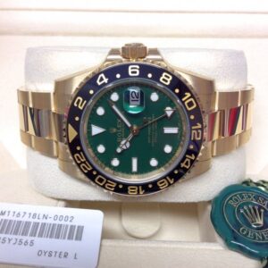 rolex replica GMT master II oro green dial ceramica orologio replica