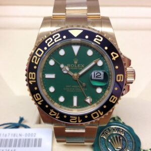 rolex replica GMT master II oro green dial ceramica orologio replica