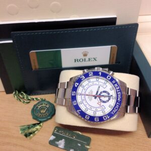 rolex replica yacht-master II 116680 44mm blue ceramichon bezel orologio copia