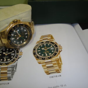rolex replica GMT master II oro green dial ceramica orologio replica
