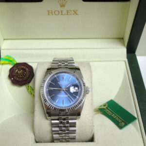 rolex replica datejust acciaio blue barrette jubilèè orologio imitazione