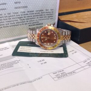 rolex replica GMT master II 16713 Root Beer / Tigers Eye occhio di tigre